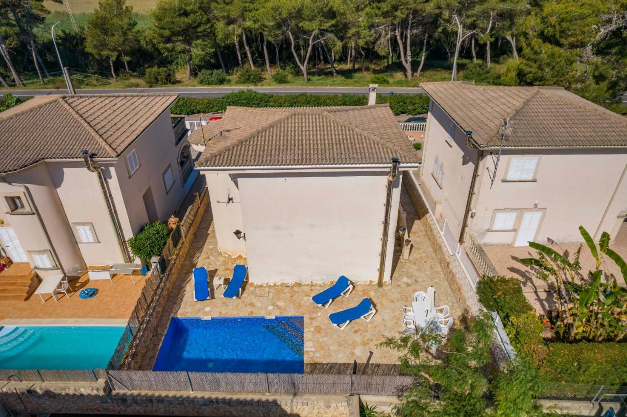 Benestar Pool And Beach In Platja De Muro Villa Exterior photo