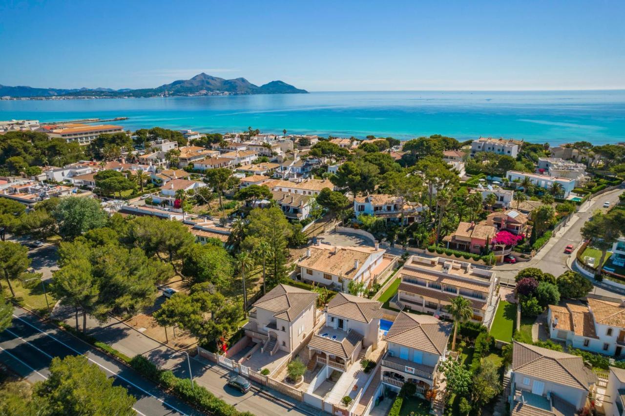 Benestar Pool And Beach In Platja De Muro Villa Exterior photo