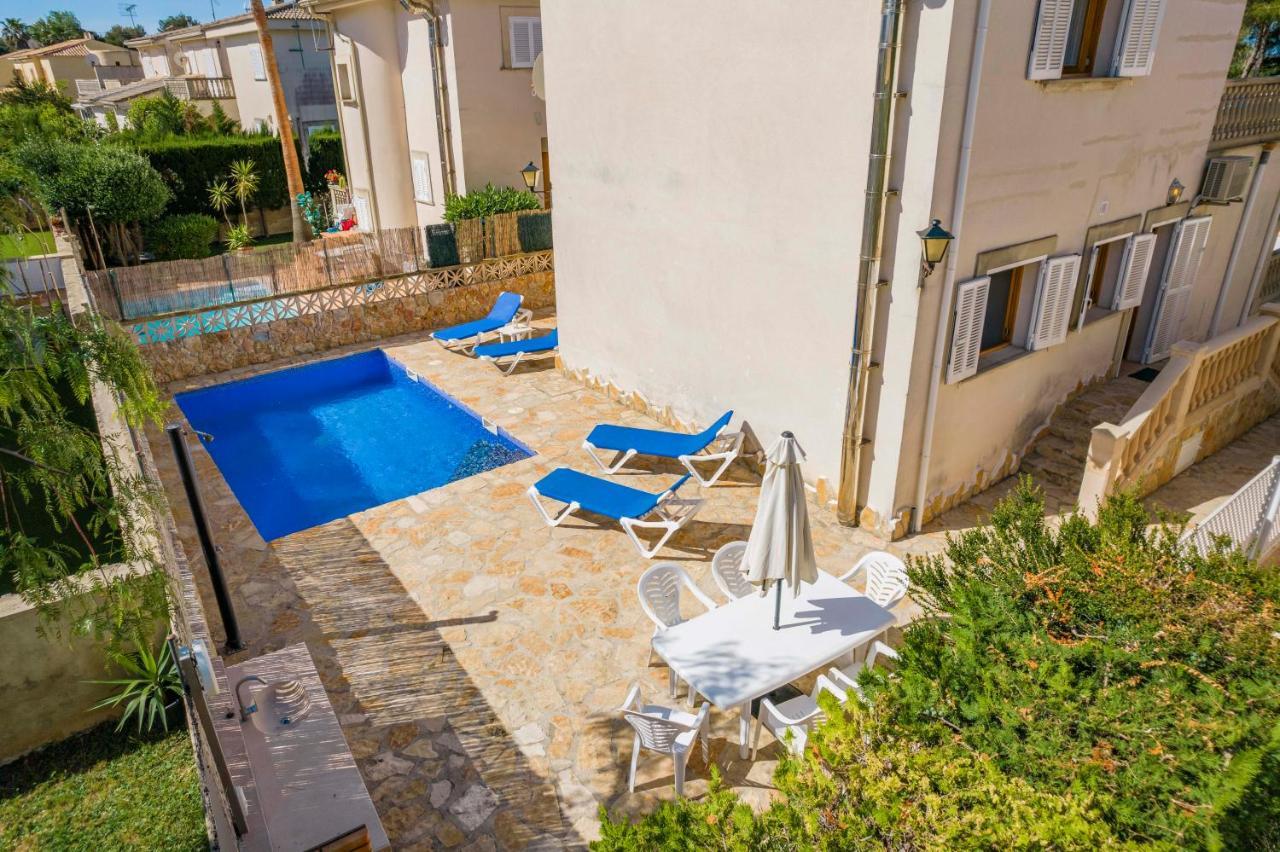 Benestar Pool And Beach In Platja De Muro Villa Exterior photo