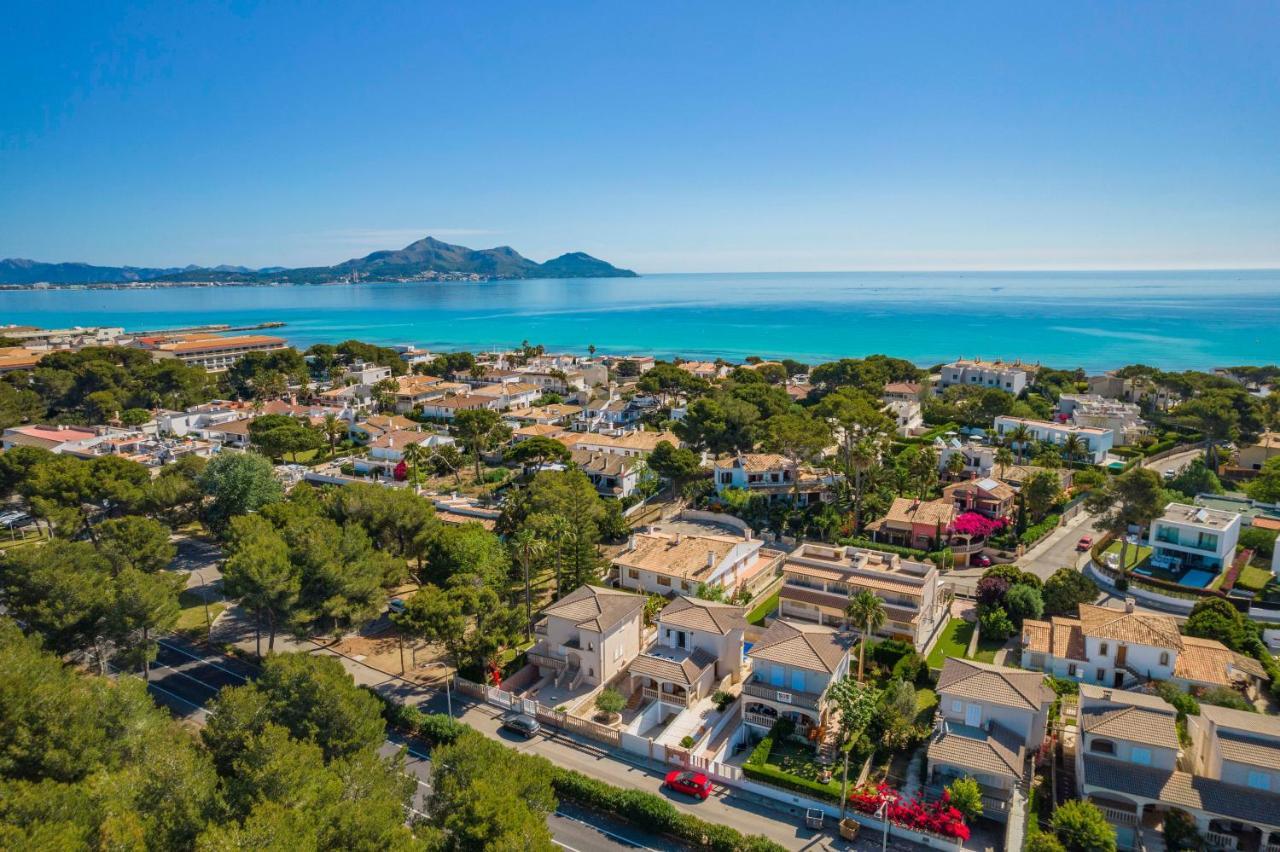 Benestar Pool And Beach In Platja De Muro Villa Exterior photo